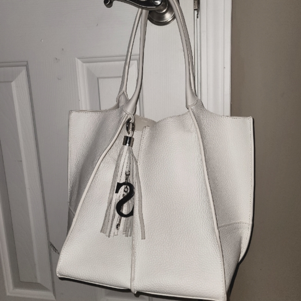 Sassy Jones white Ava Handbag